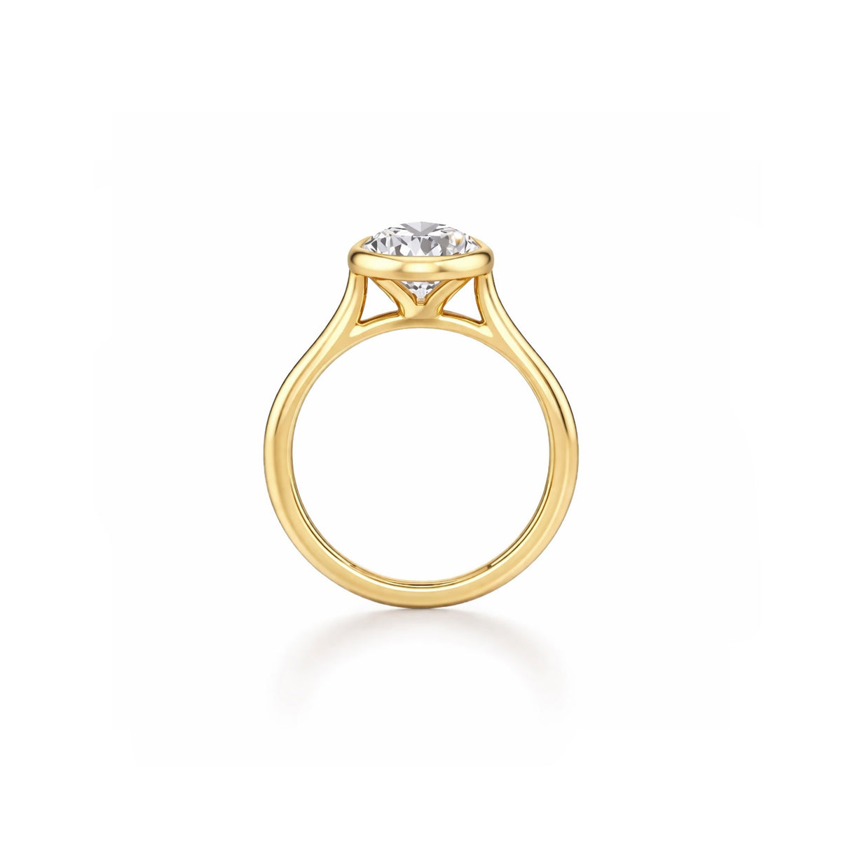 Trésor Éternel : Bague cinéraire en moissanite taille radiant
