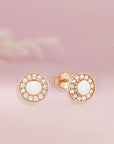 Radiant Halo : Breastmilk Earrings