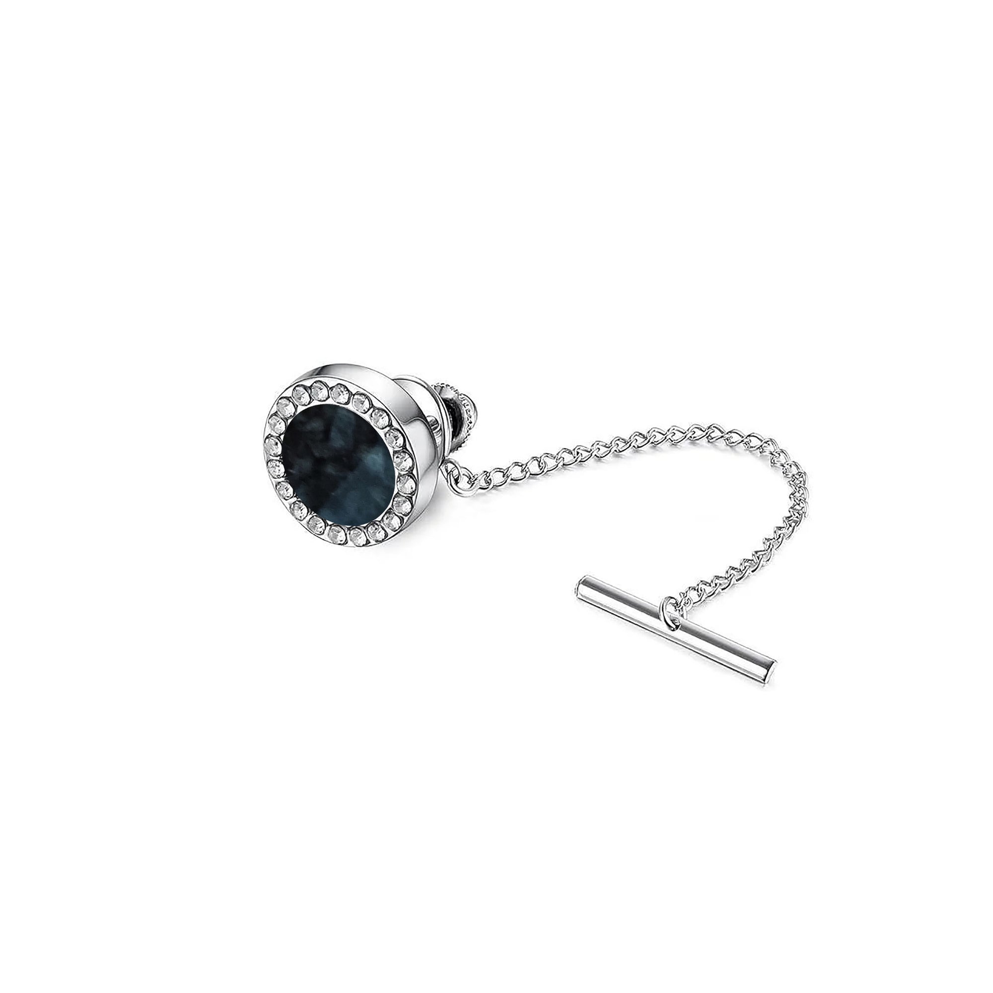Sparkling Halo: Ashes Tie Tack
