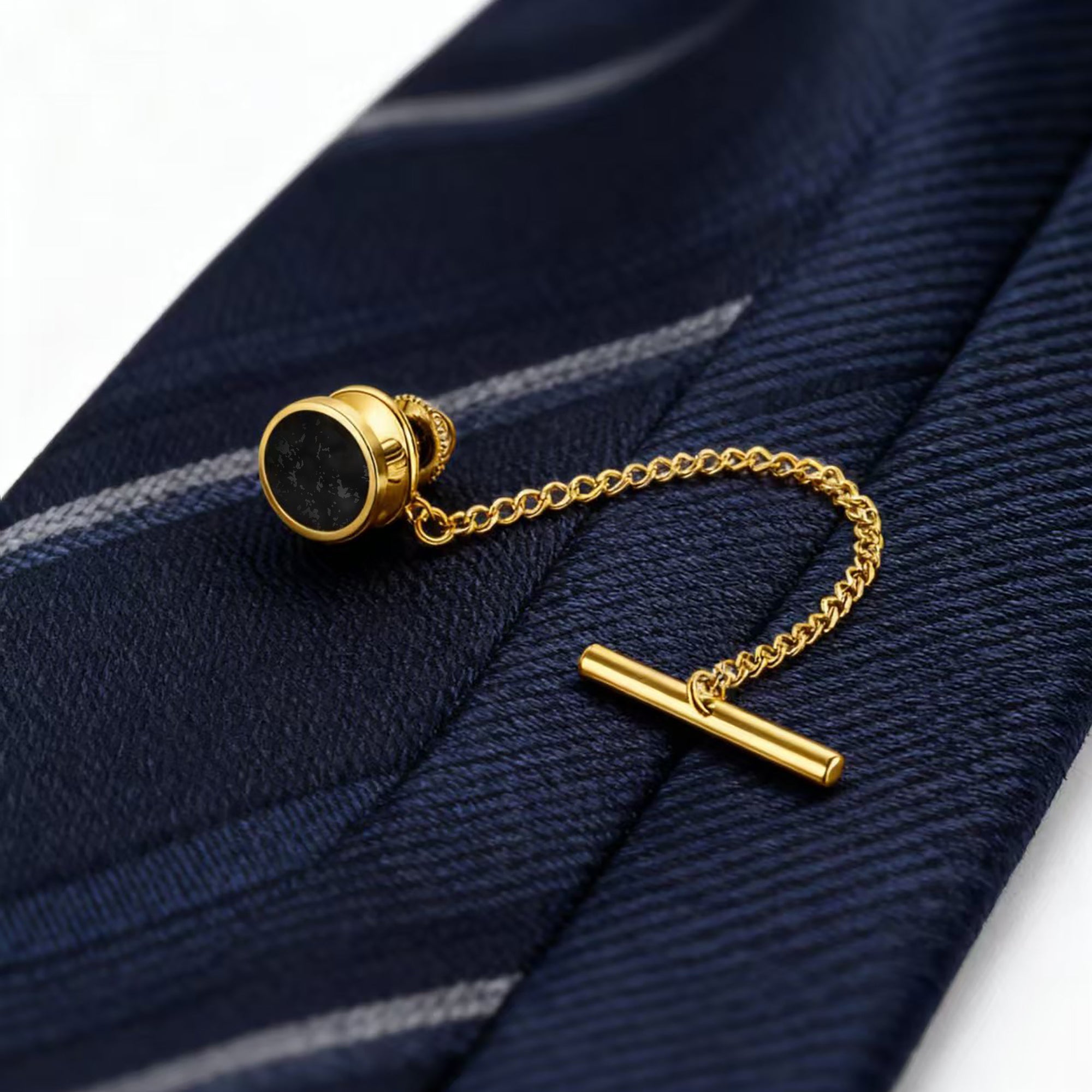 Minimalist Round: Ashes Tie Tack