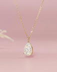 Glisten Drop: Teardrop Ashes Gold Necklace