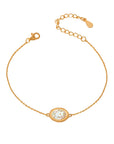 Eleanor: Solid Gold Ashes Bracelet