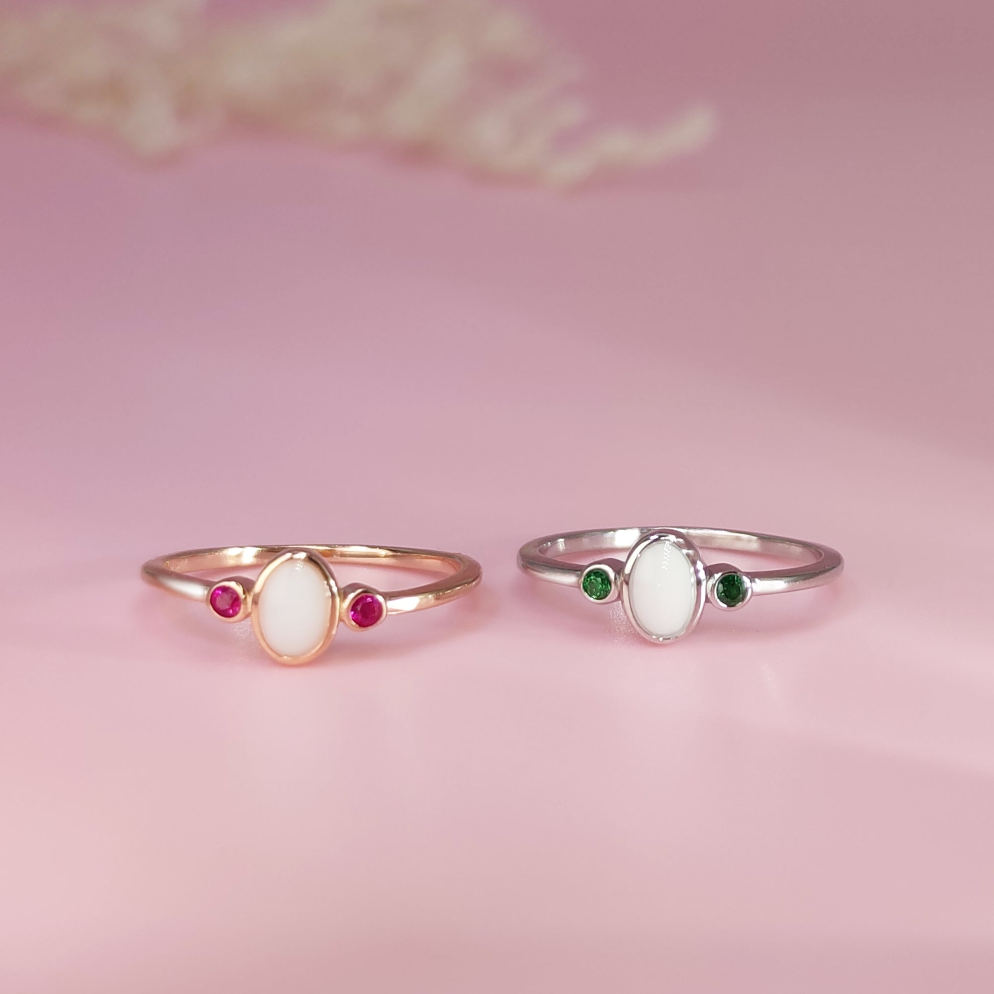 Maternal Bliss: Birthstone Breast Milk Ring