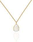 Glisten Drop: Teardrop Breastmilk Gold Necklace