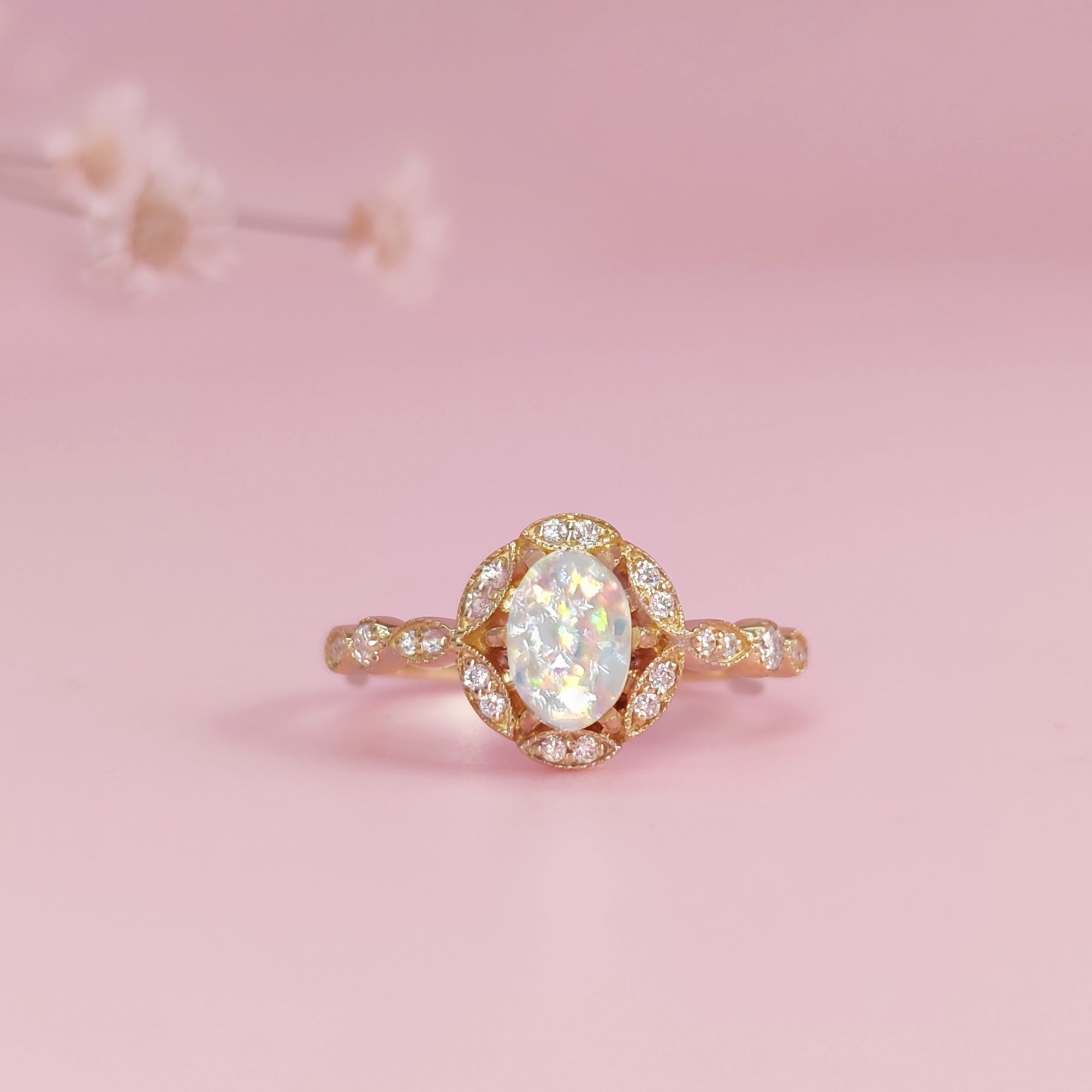 Eternal Blossom Ashes Ring - A Memorable Keepsake