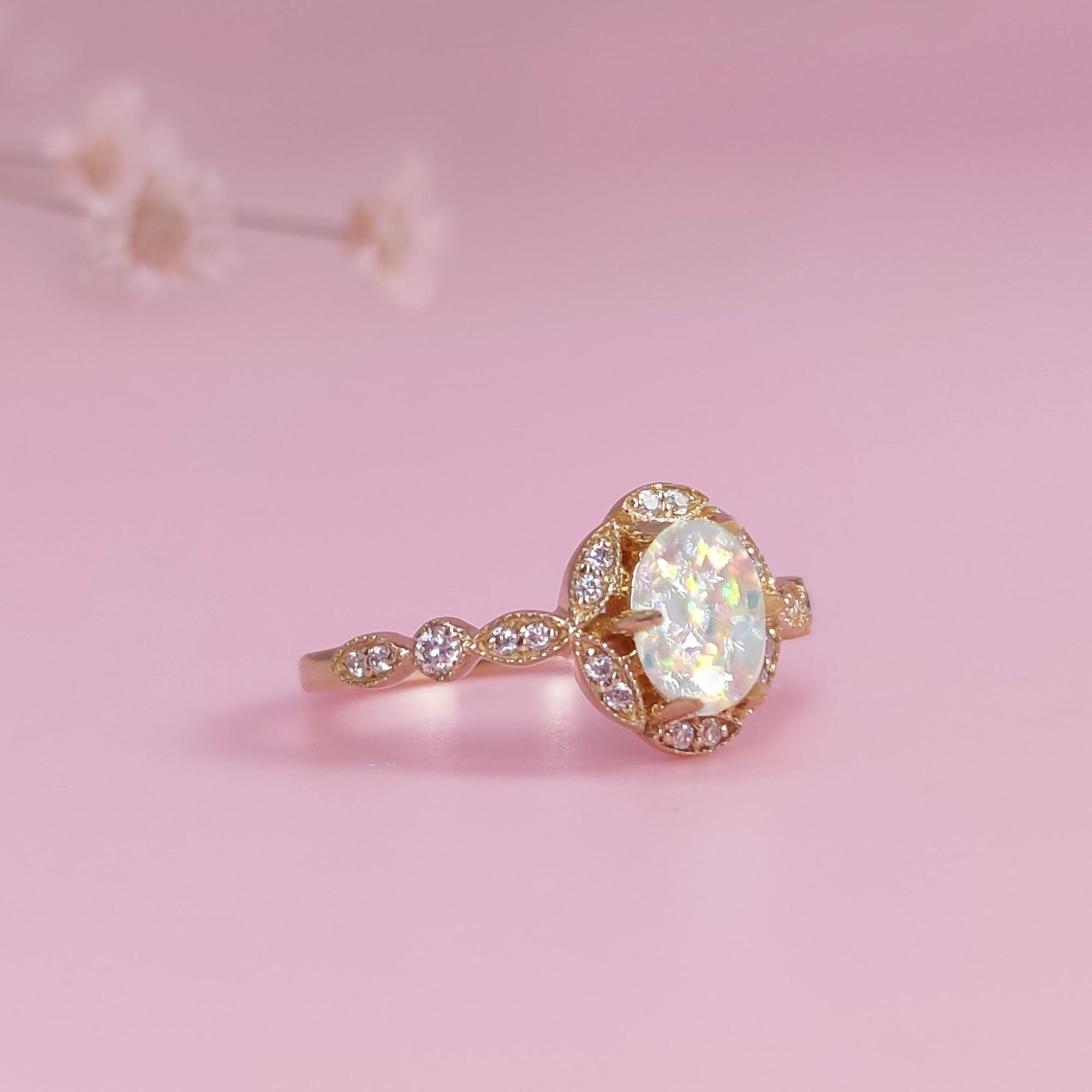 Eternal Blossom Ashes Ring - A Memorable Keepsake