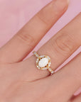 Personalized Breastmilk Ring - Eternal Blossom