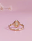 Personalized Breastmilk Ring - Eternal Blossom