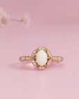 Personalized Breastmilk Ring - Eternal Blossom