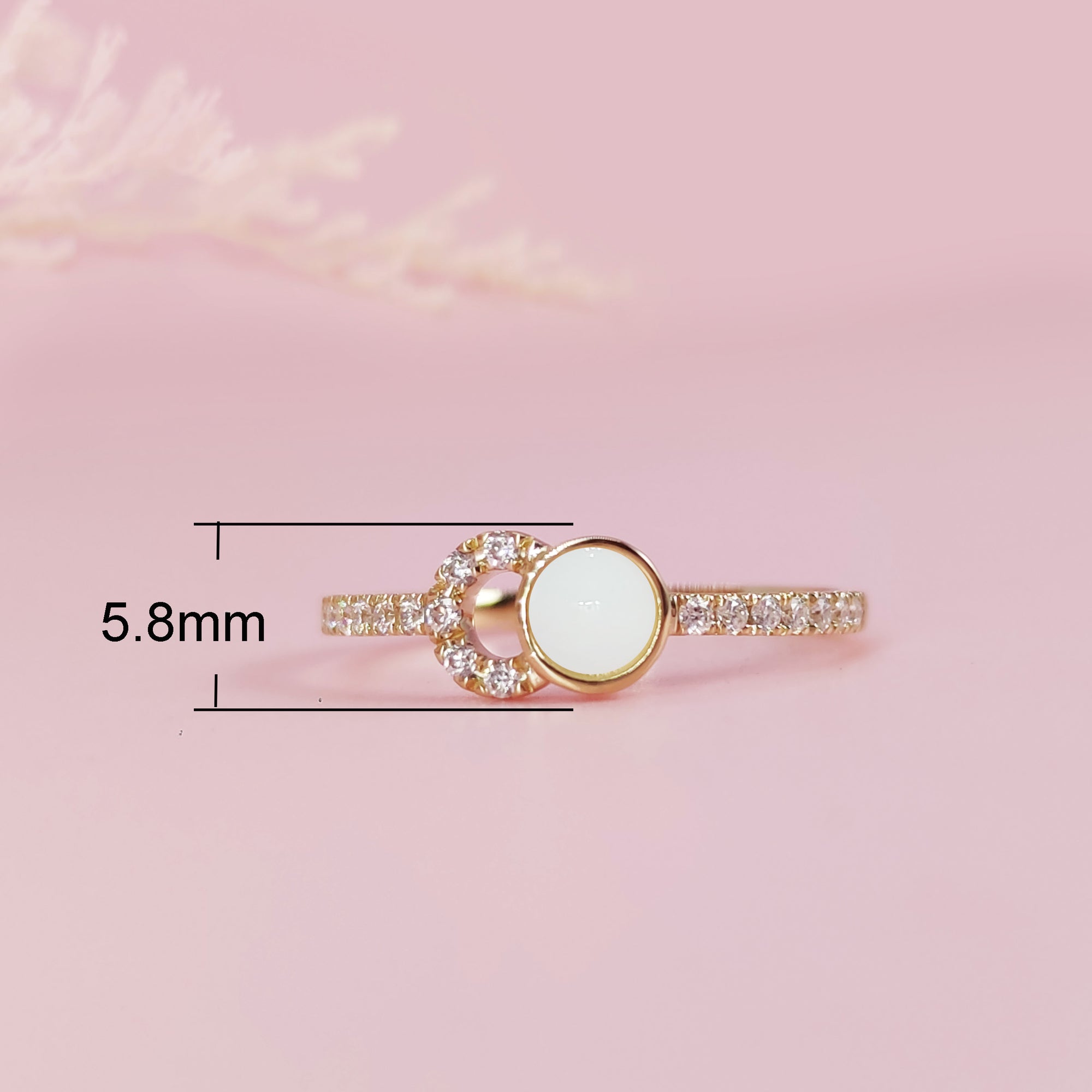 Milk Mirage: Gold Breastmilk Ring