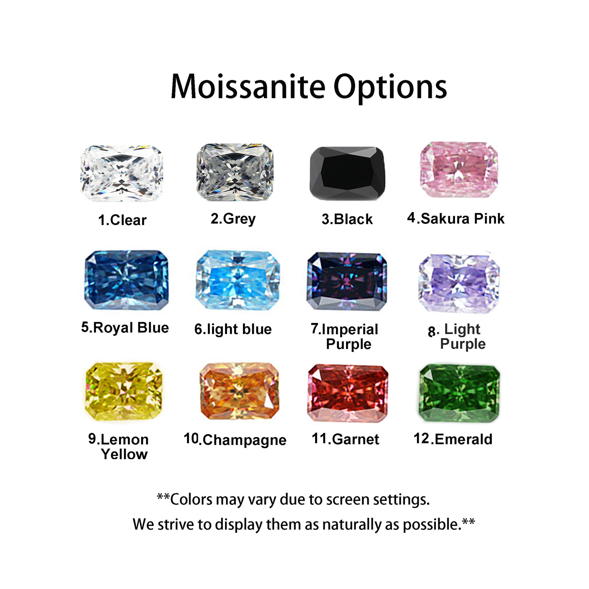 Geometrische Brillanz: Radiant Cut Moissanite Ashes Ring