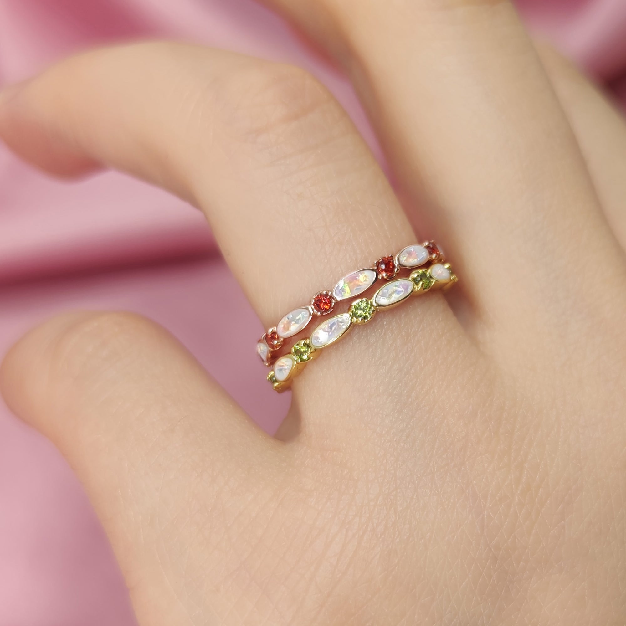 Amor infinito: Anillo de cenizas con piedra de nacimiento