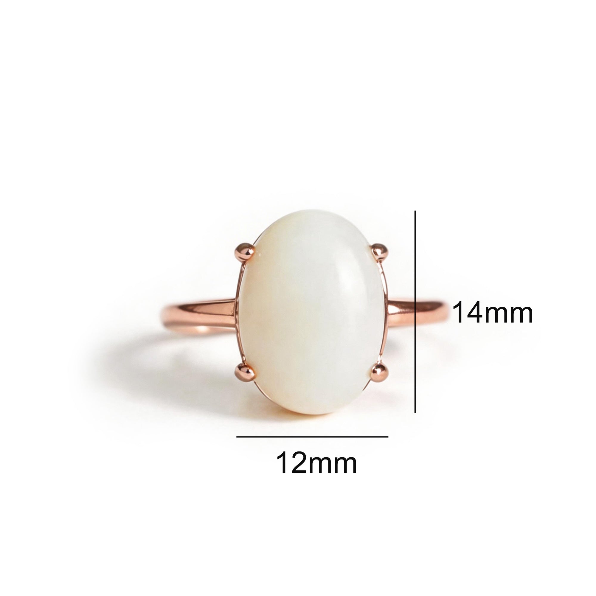 Luna Oval: Breastmilk Ring
