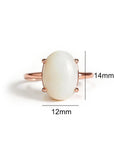 Luna Oval: Breastmilk Ring