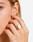 Luna Oval: Breastmilk Ring