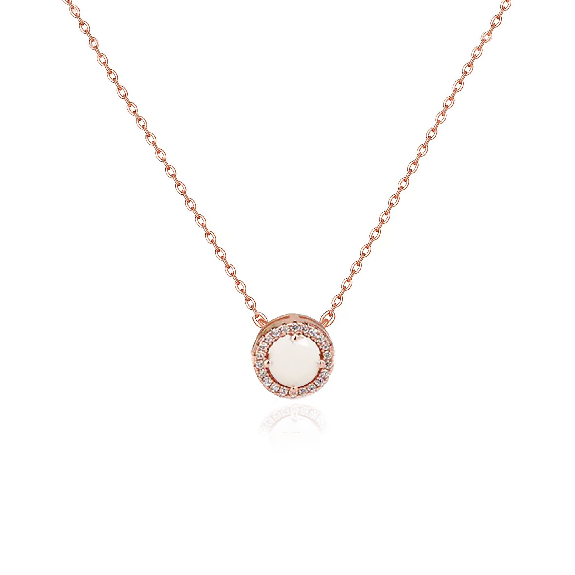 Collar de plata de ley con forma de lágrima y leche materna (kit DIY)