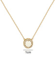 Collar de plata de ley con forma de lágrima y leche materna (kit DIY)