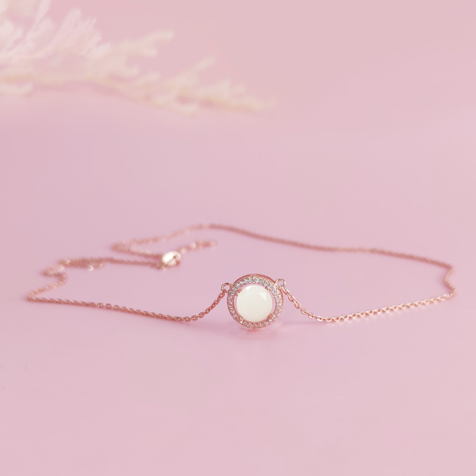 Collar de plata de ley con forma de lágrima y leche materna (kit DIY)