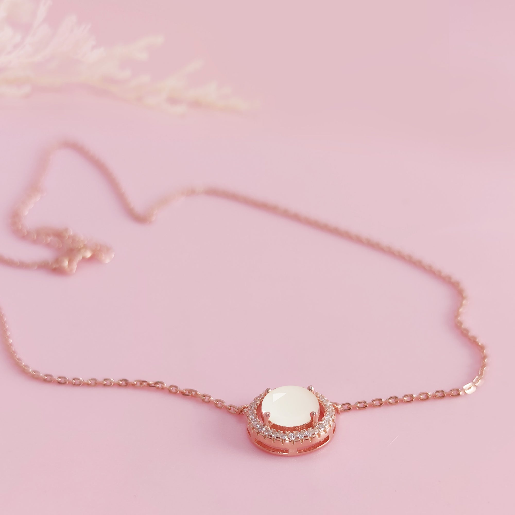 Collar de plata de ley con forma de lágrima y leche materna (kit DIY)