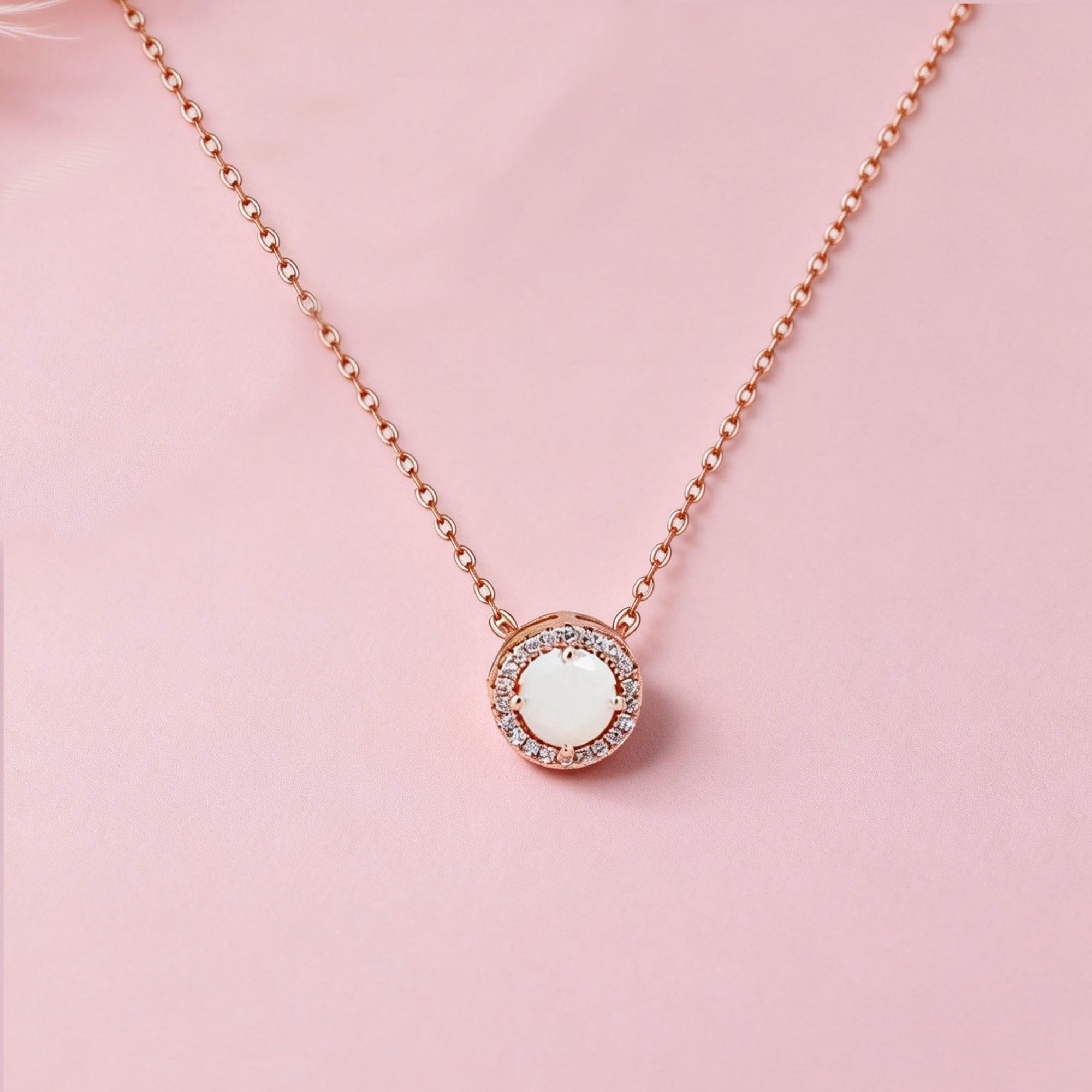 Collar de plata de ley con forma de lágrima y leche materna (kit DIY)