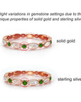 Endless Love: Full Band Birthstone Ashes Ring