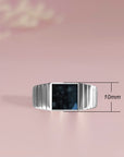 Eternal Ember: Anillo de cenizas para hombre