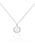 Sterling Silver Round Breastmilk Necklace (DIY KIT)