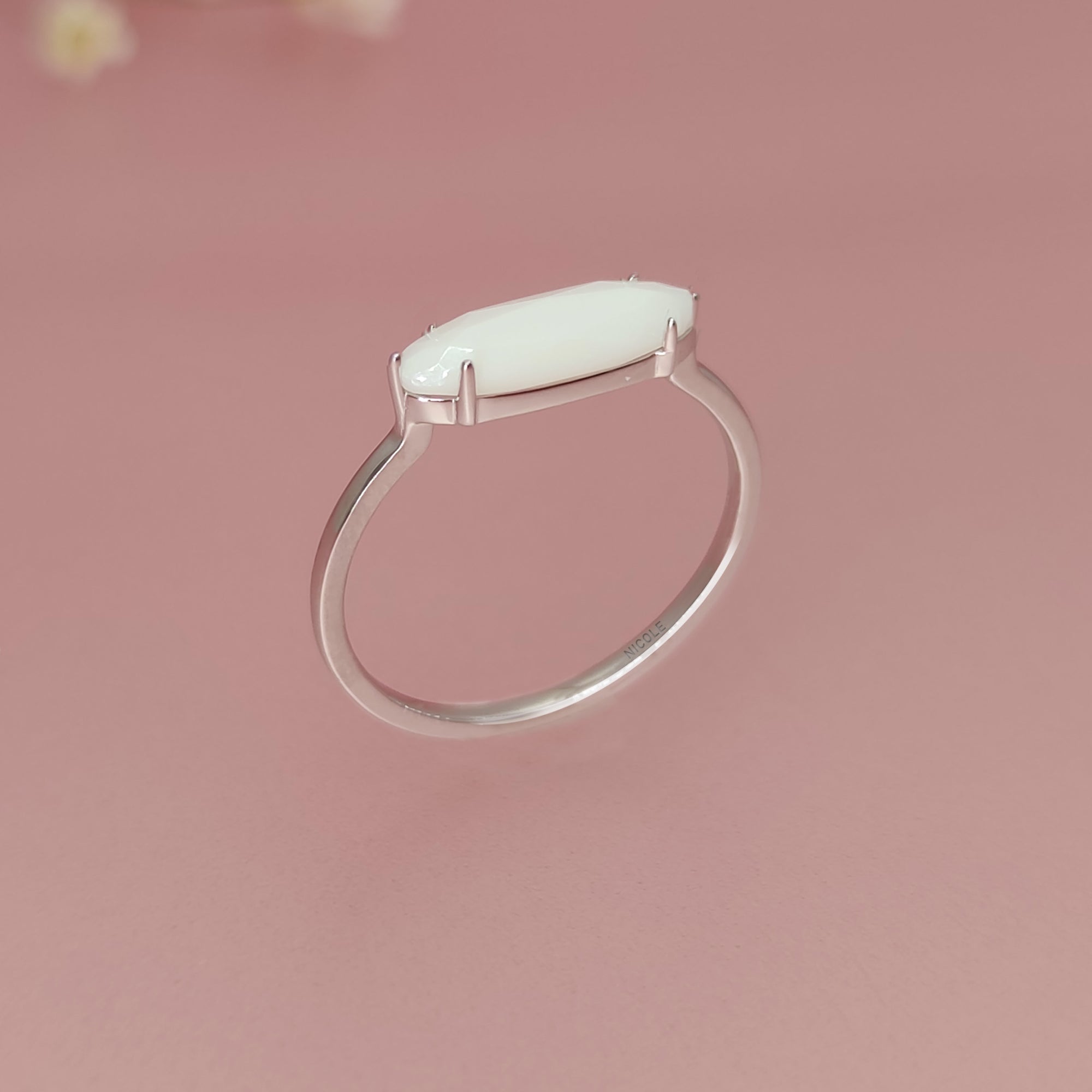 NourishingLove: Gold Marquise Breastmilk Ring