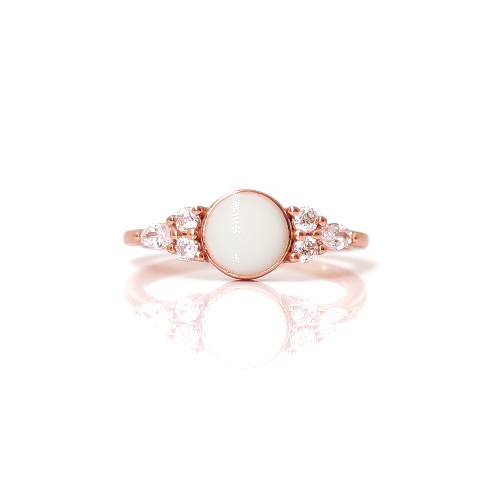 Anillo de plata de ley con forma de X para la lactancia materna (kit DIY)