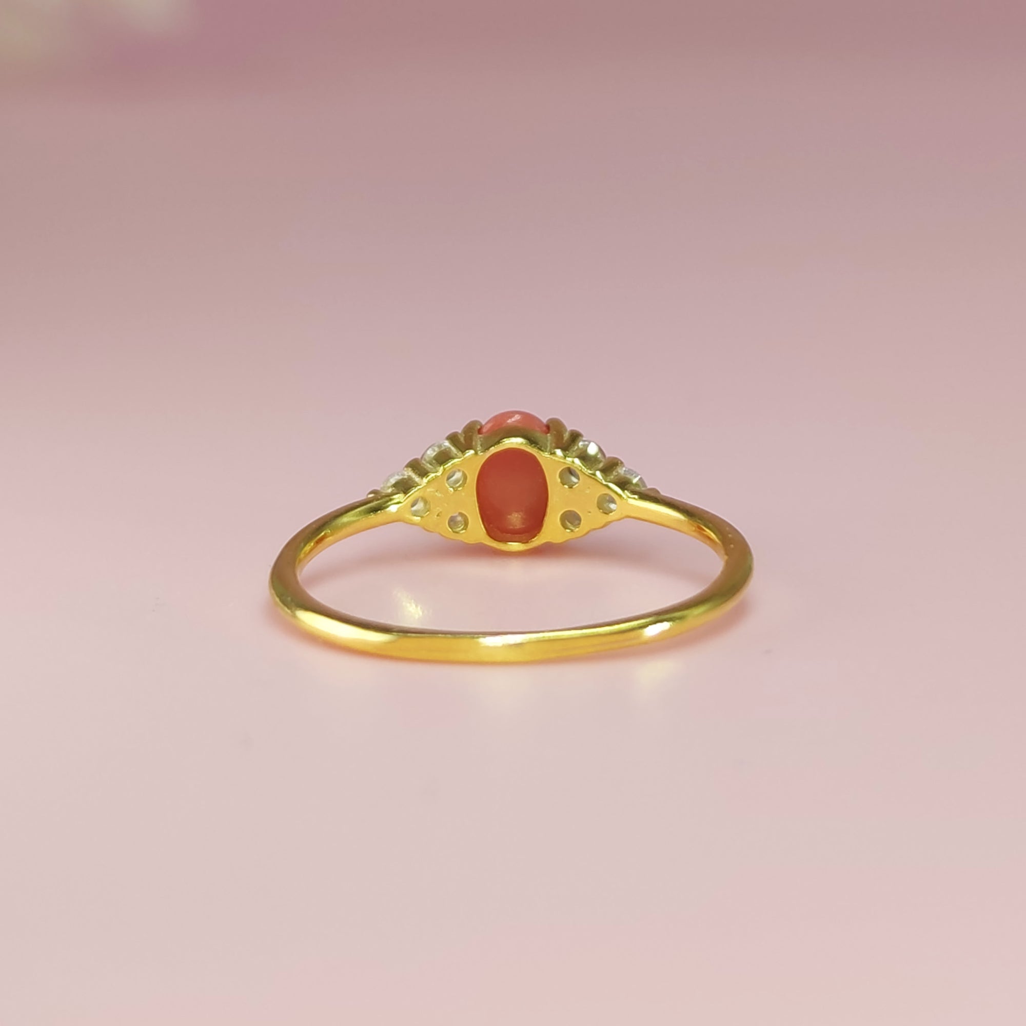 CherishedEssence: Gold Oval Ashes Ring