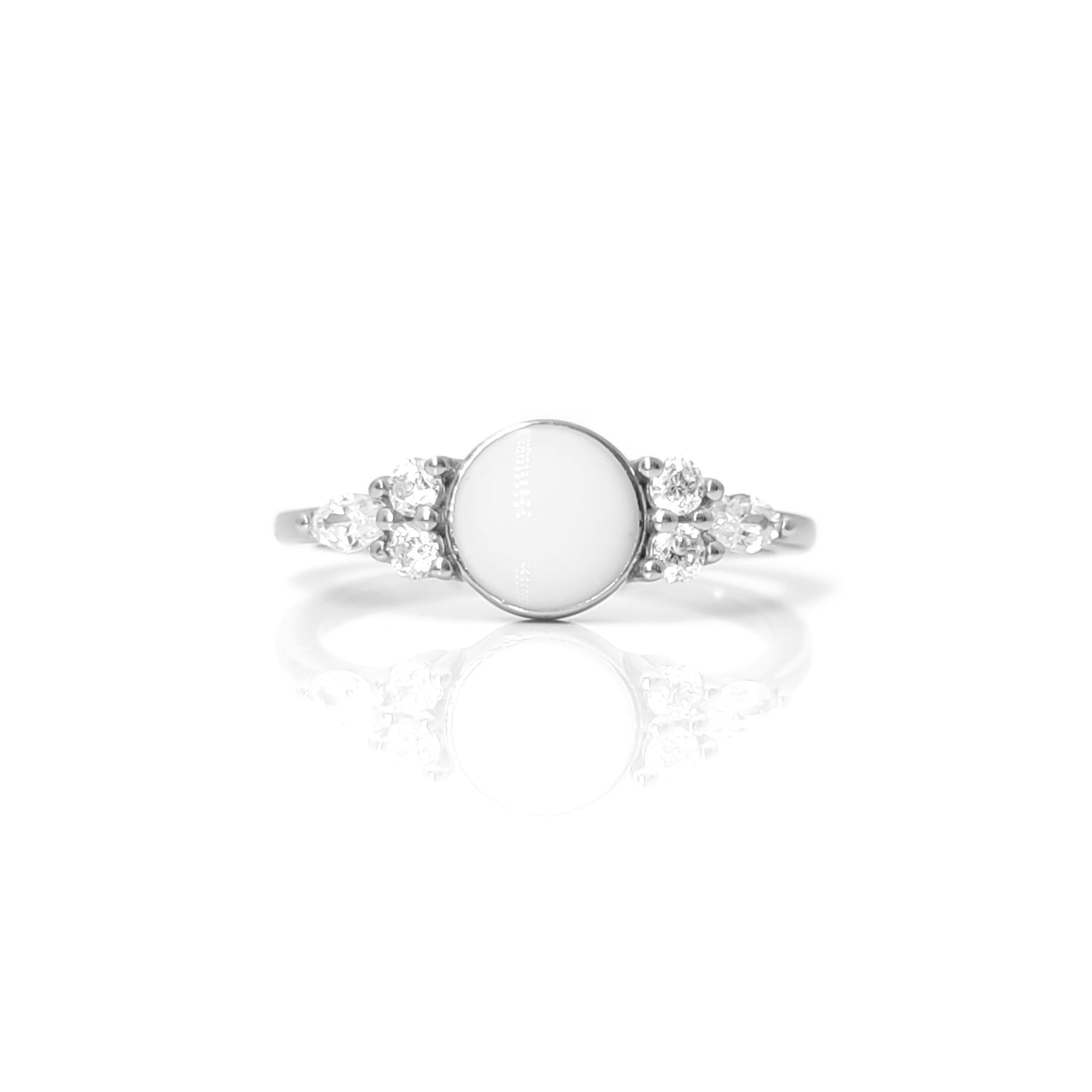 Anillo de plata de ley con forma de X para la lactancia materna (kit DIY)