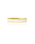 EternalBond: Men's Channel Breastmilk Solid Gold Ring-4mm in width