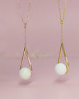 Sterling Silver Teardrop Breastmilk Necklace (DIY KIT)