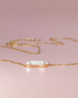 NourishingLove: Solid Gold Marquise Necklace