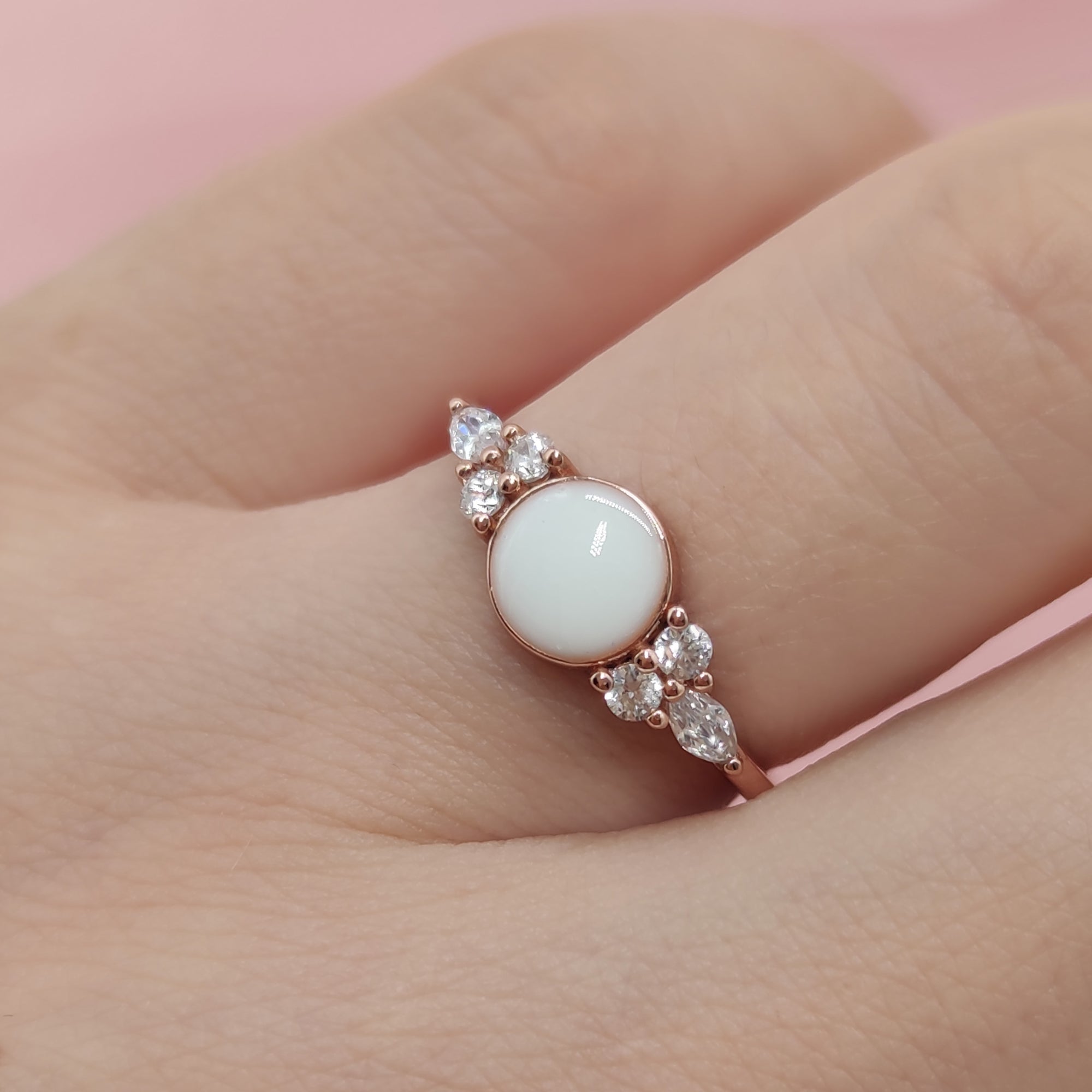 Anillo de plata de ley con forma de X para la lactancia materna (kit DIY)
