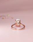 OvalSerenity: Oval Breastmilk Solid Gold Ring