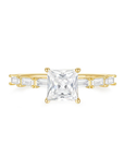 CrystalRomance:Ashes Cubic Zirconia Ring, Pet Ashes Memorial Jewelry, Cremation Ashes Ring, Ashes Keepsake Ring