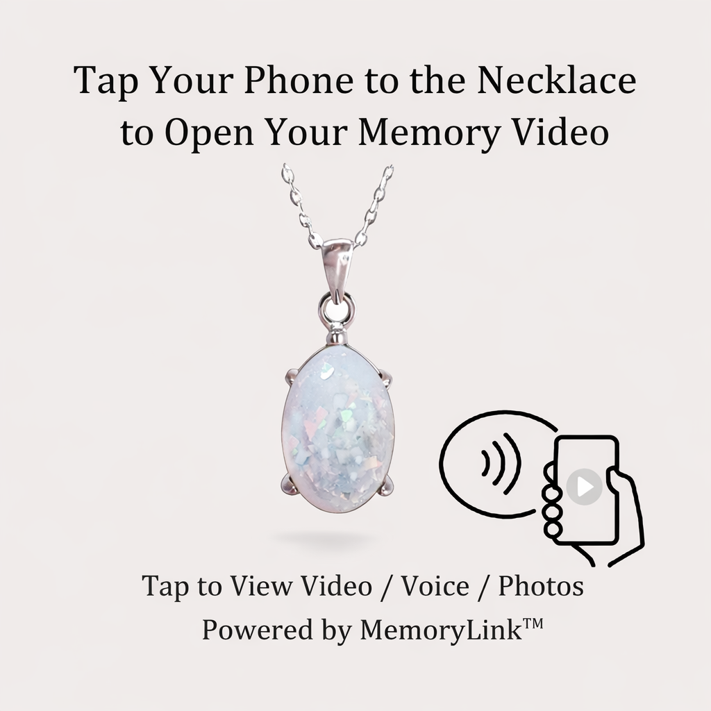 Whispering Light: Ashes Necklace (Touch of Memory)