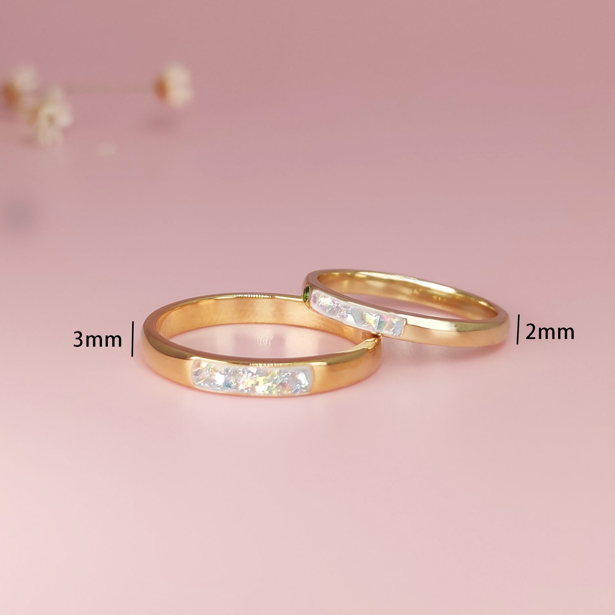 Meaningful Keepsake: Ashes Stackable Ring Gift