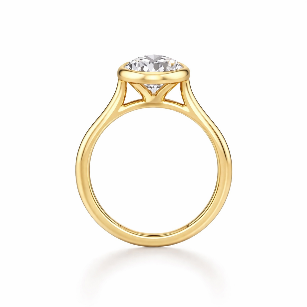 Liquid Aura: Elegant Pear Cut Solitaire Ring Lab-Grown Diamond Ring Engagement Ring