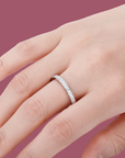 Ethereal Whisper: Moissanite Ashes Ring