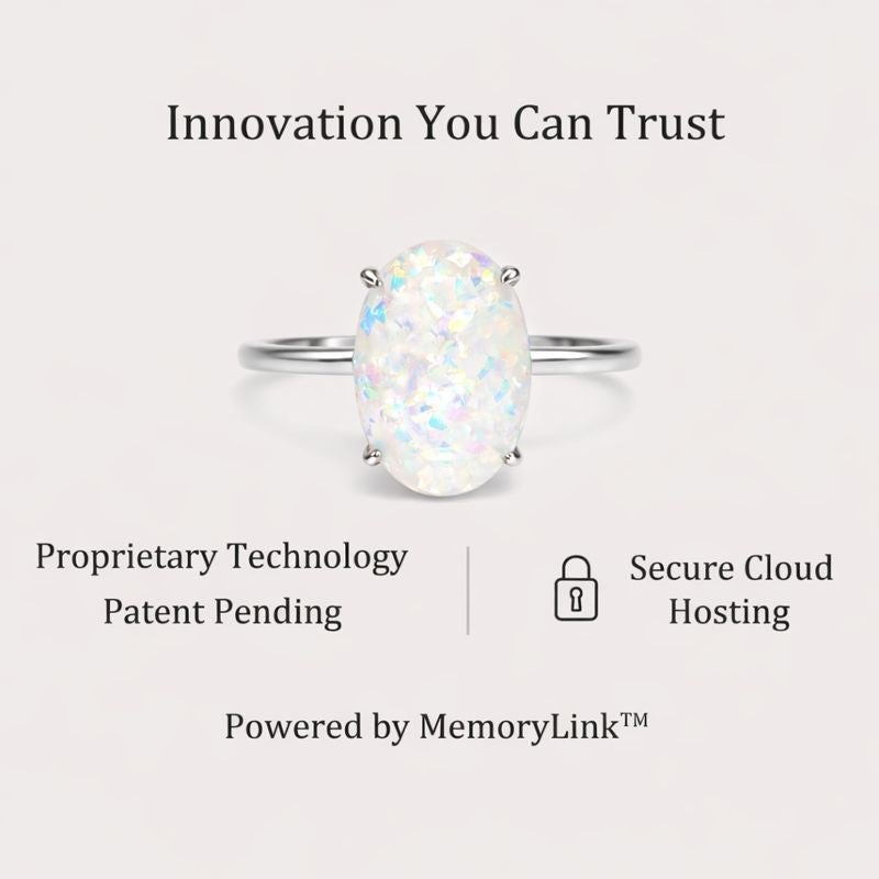 Oval Serenity: Ashes Ring (Touch of Memory)