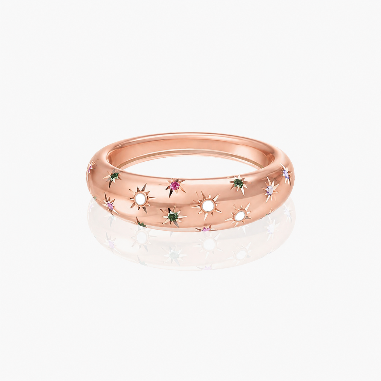 Stellar Bliss: Anillo de piedra natal para la lactancia materna