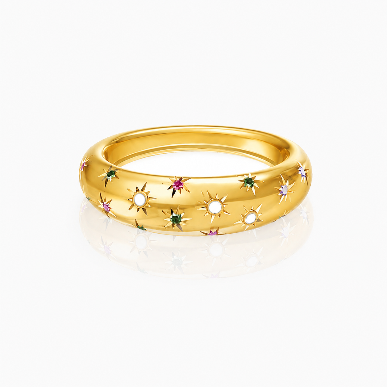 Stellar Bliss: Anillo de piedra natal para la lactancia materna