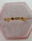 Endless Love: Full Band Birthstone Ashes Ring