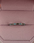 Endless Love: Full Band Birthstone Ashes Ring