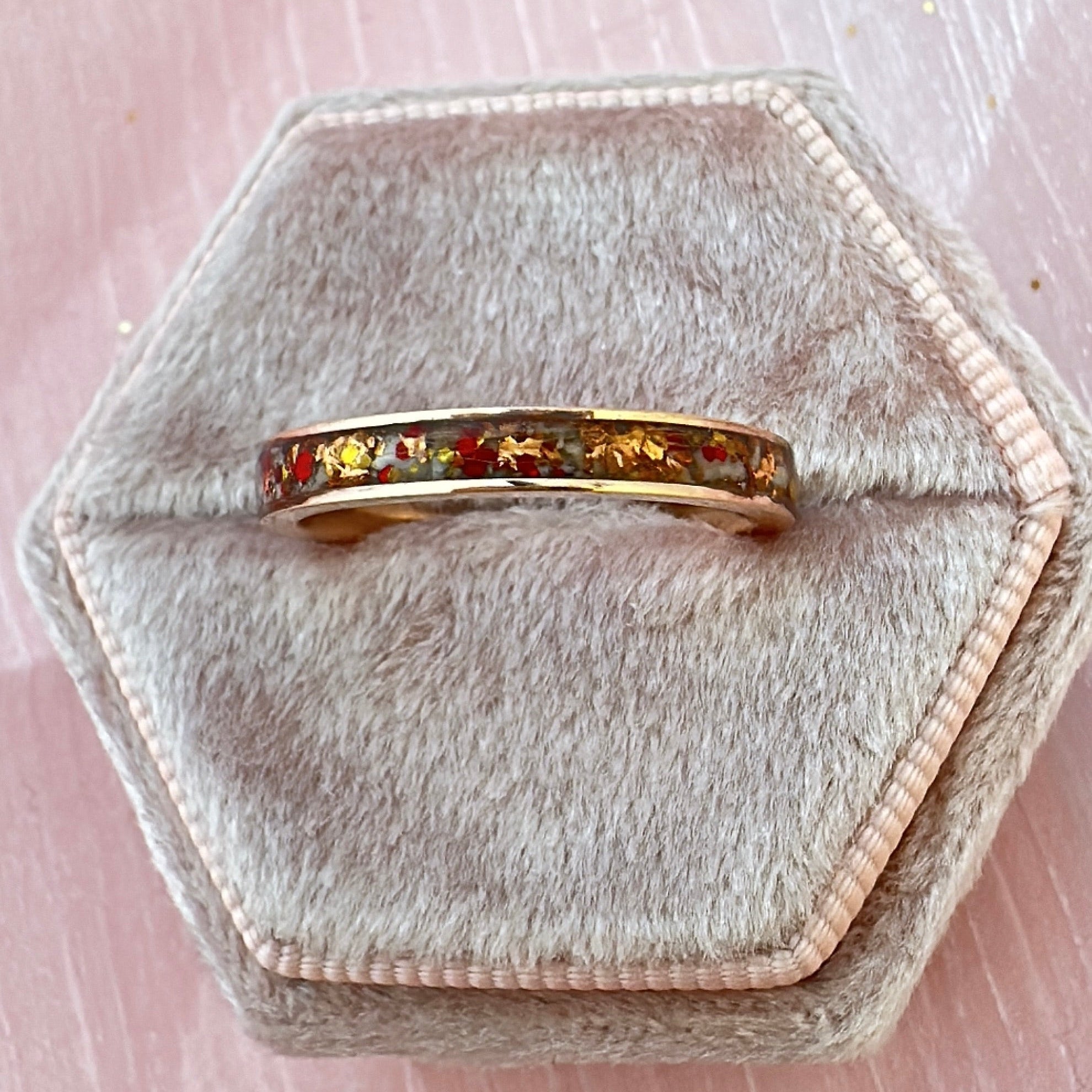 Eternal Bond: Ashes Ring-3mm in width