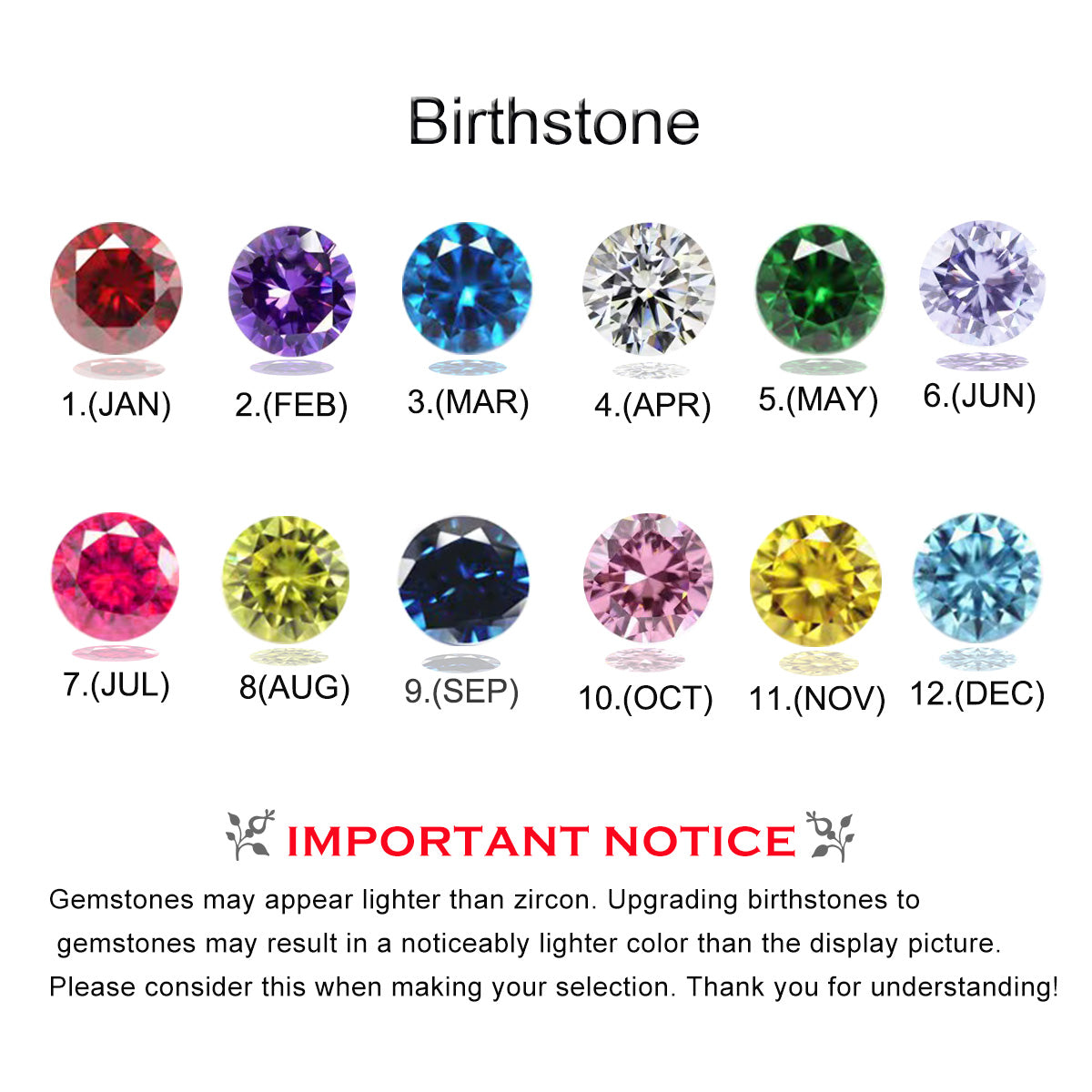 EndlessLove: Multi-Marquise Stackable Birthstone Pregnancy Test Ring