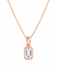 Evermore: Collana con ceneri di moissanite a taglio a pera