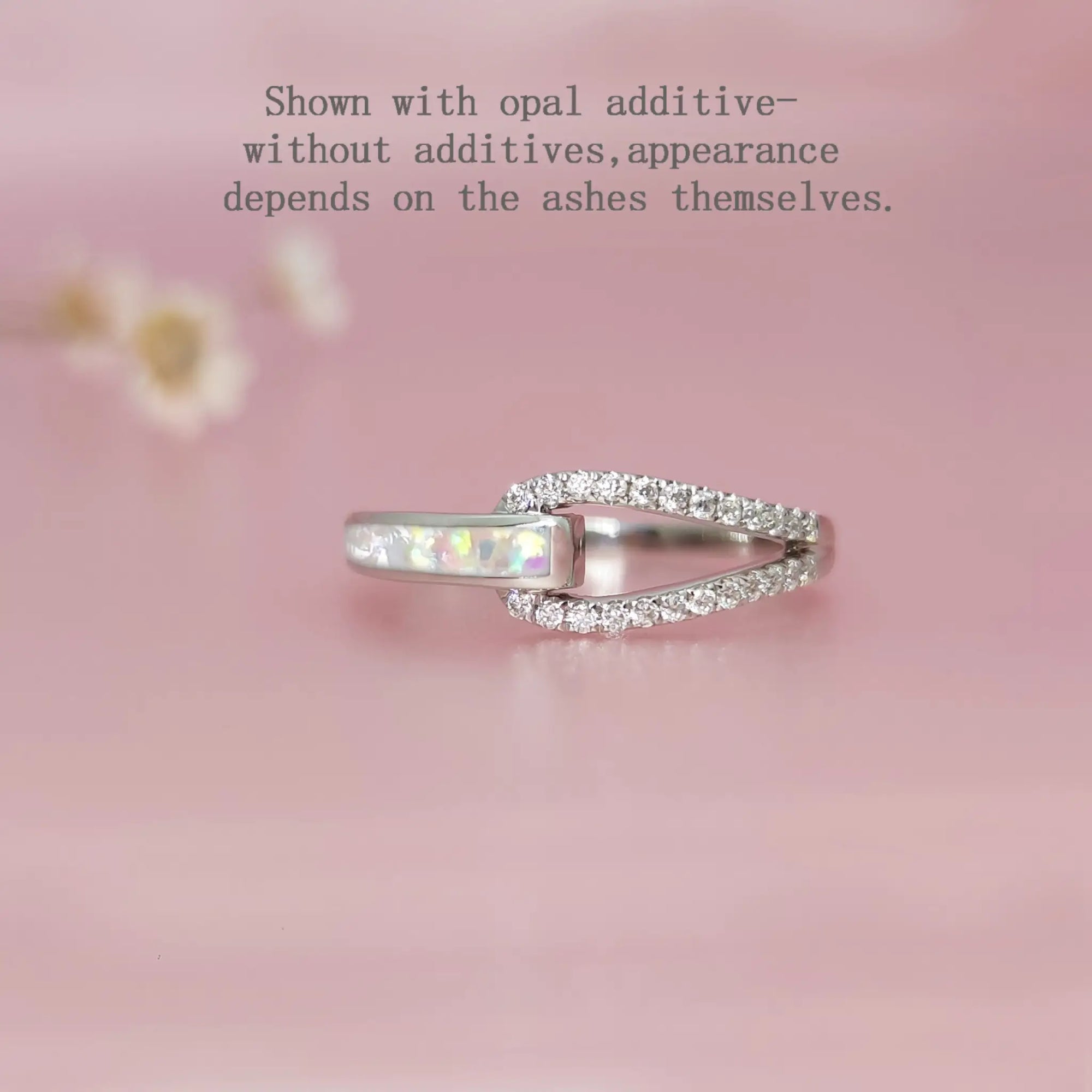 Personalized Gold Ashes Ring for Eternal Connection